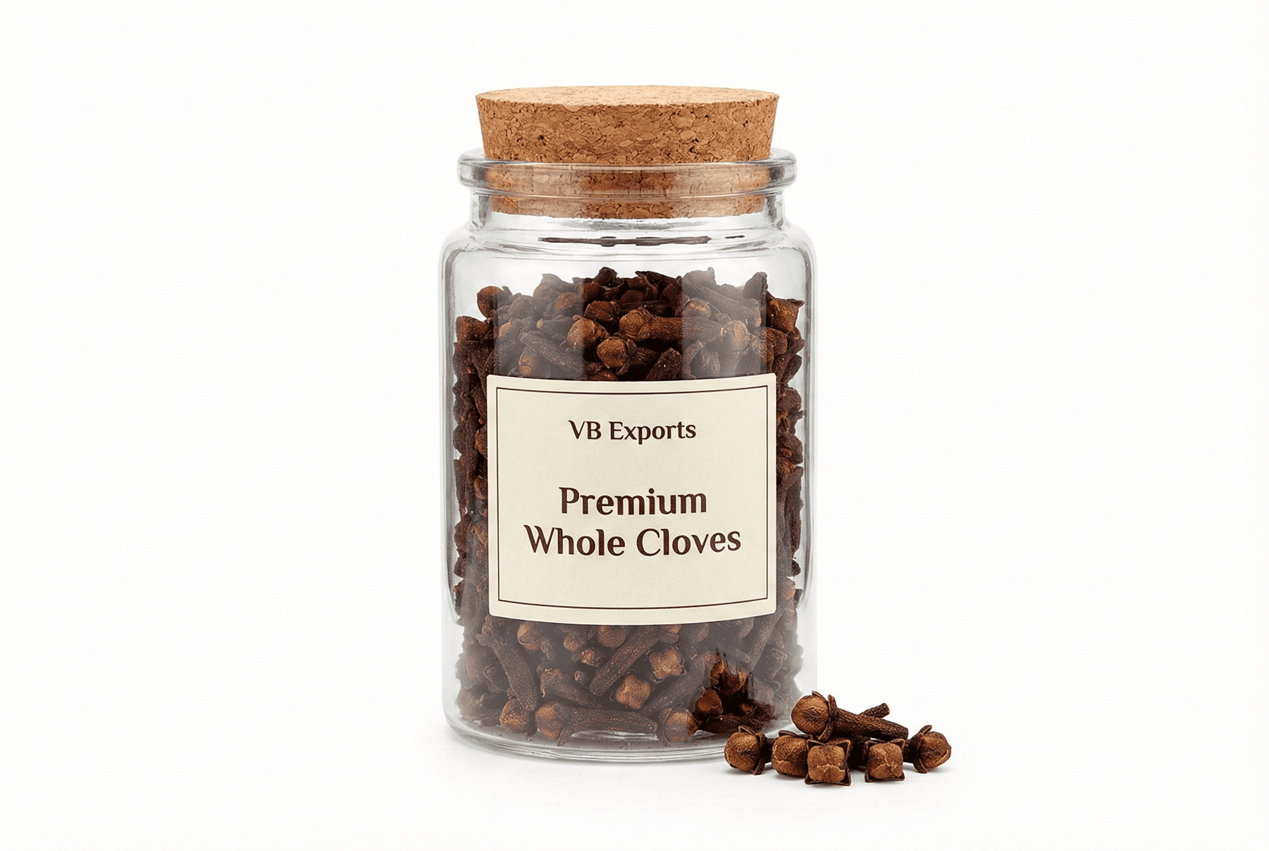 Premium Cloves Whole - Aromatic Spices - FSSAI Certified Export Quality - Indian Spice Supplier | VB Exports